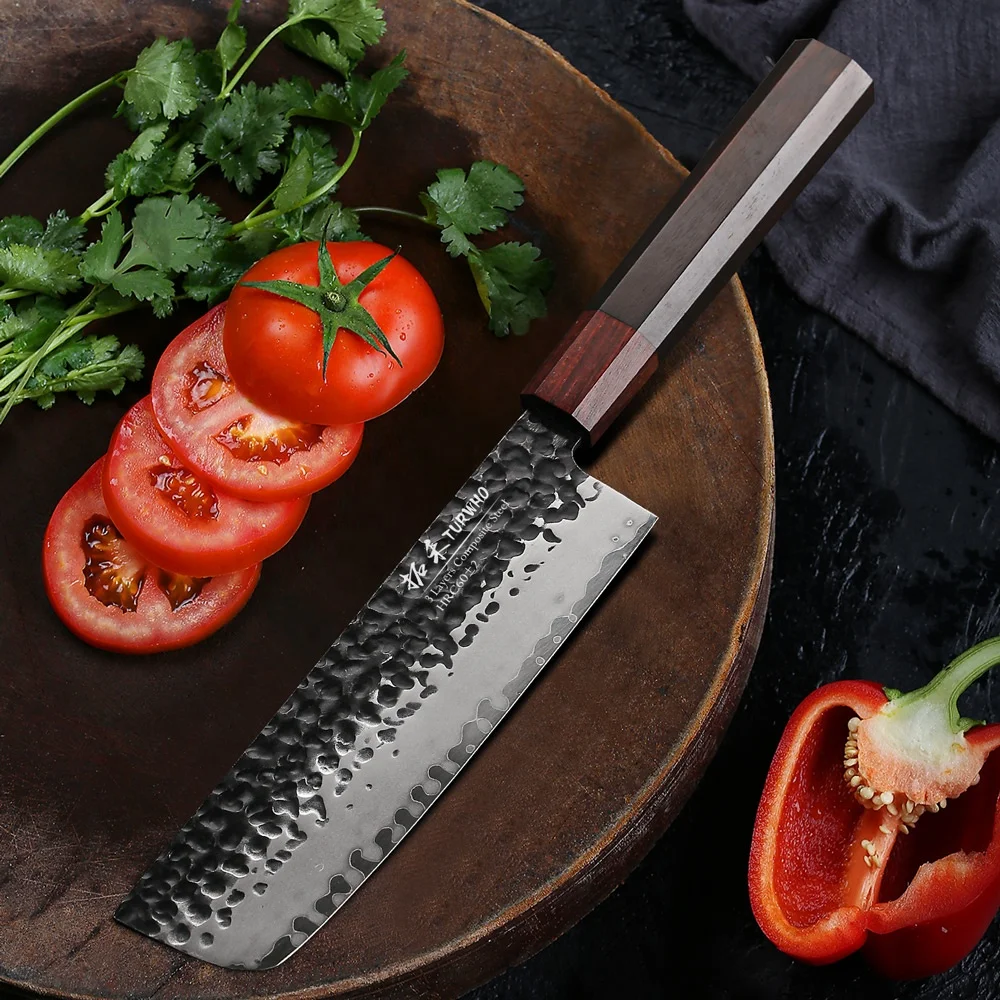 Отличное качество AUS-10 сталь японский кованый шеф-повар ручной работы нож накири