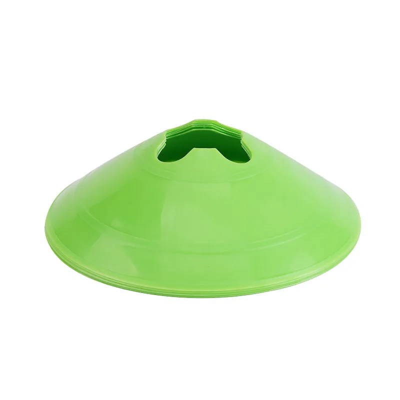 19*5 cm universal portable round multi color PE plastic soccer sports equipment football disc cone speed agility training marker