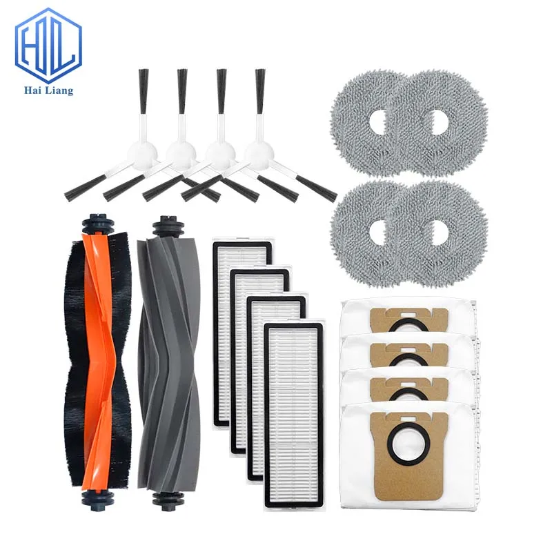 Factory Price Rolling brush Side Brush Mop Clothes Dust Bag for Dreame Bot L10 Plus L10 Pro  Vacuum Parts Accessories