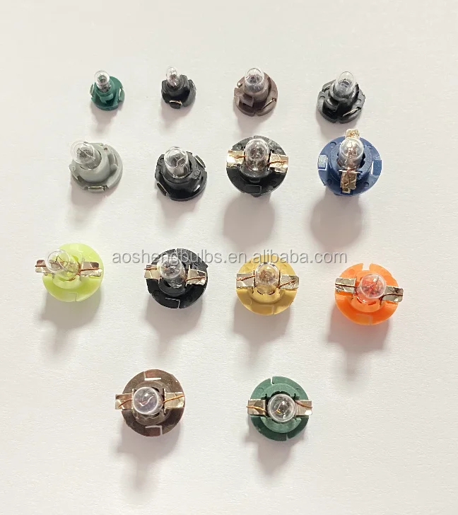 T4 4.7 T5 B8.5 B8.5 Car Instrument Bulb 12V 14V Motorcycle Instrument Bulb Mini Bulb