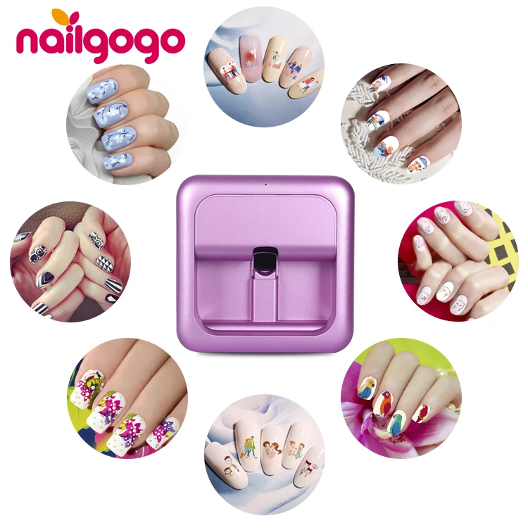 Nailgogo Gel Polish Nail Equipments Auto Mobile Paint Magic Nail Printer Machine