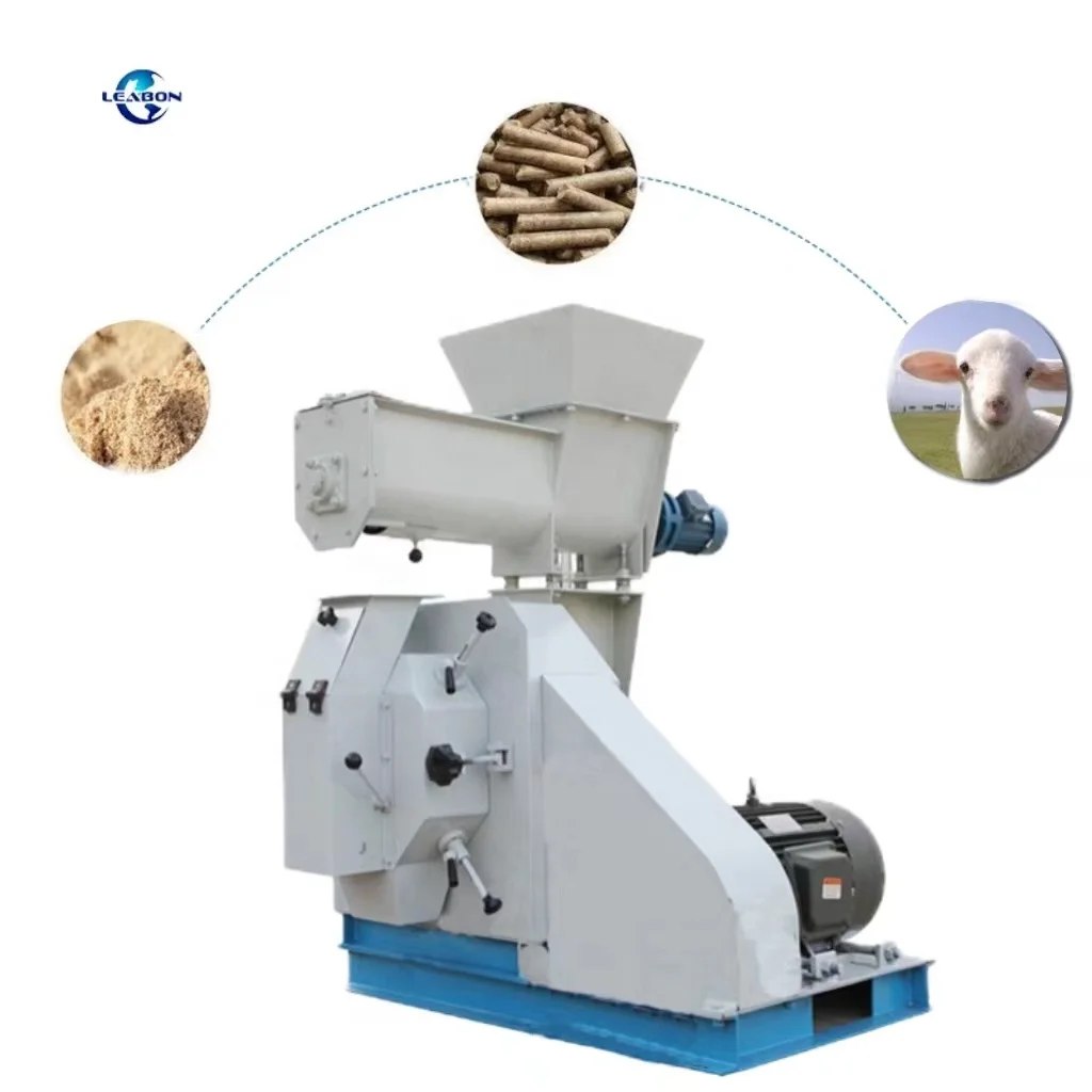 CE Approved 4/6mm Chicken Food Processing Machine /Poultry Feed  Pellet Mill for Farm Feeding Use