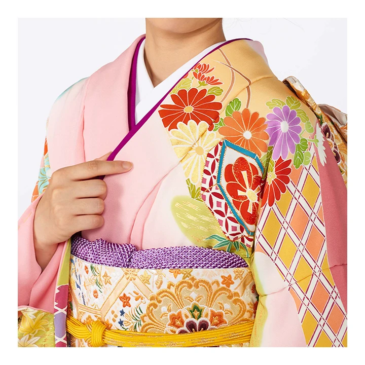 Japanese traditional luxury handmade keicho lace kudo oversized kimono