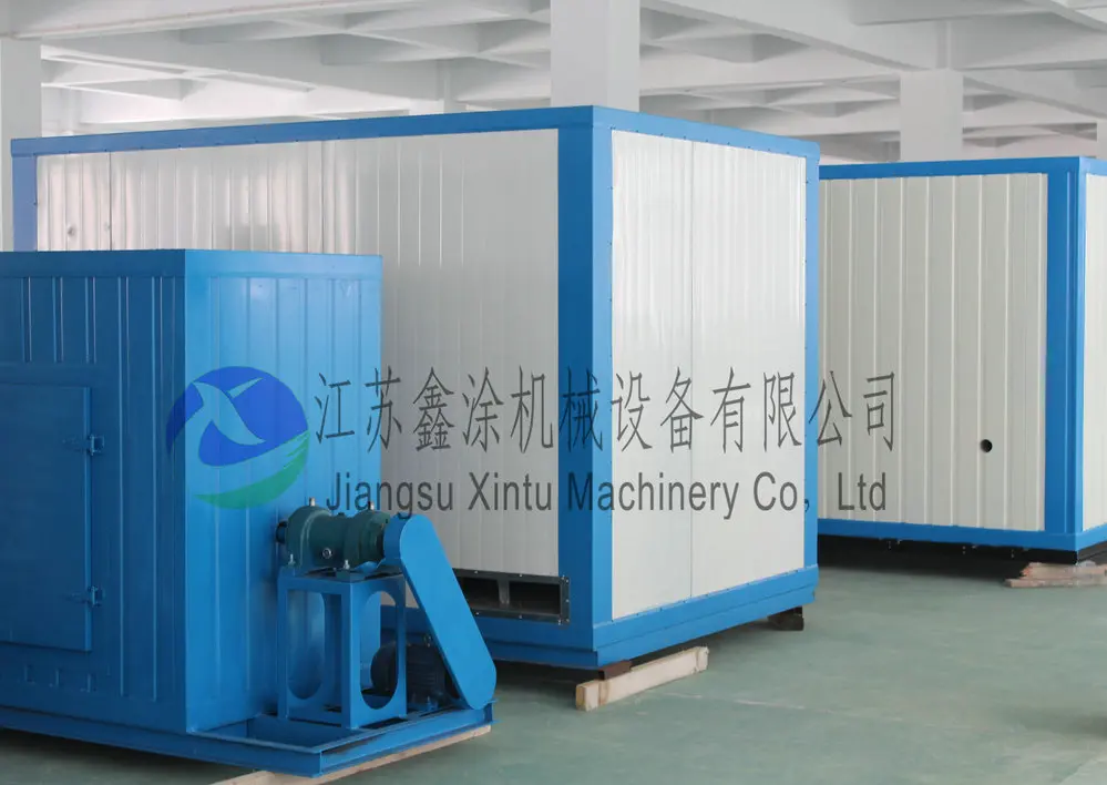 Diesel/GAS/LPG  Fired Powder Coating Curing batch Oven With Riello Burner For Aluminium Profile Coating