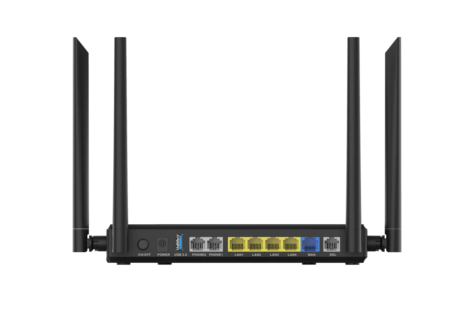 ZXV 618  AC1200 DualBand Wi-Fi  Wireless   ADSL/ VDSL Modem Router
