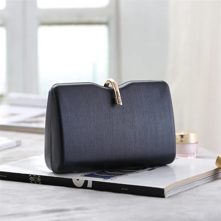 New 2019 Fashion Black Gold Silver Mini Handbag Women Wedding Party Evening Clutch Bag Bridal Purse
