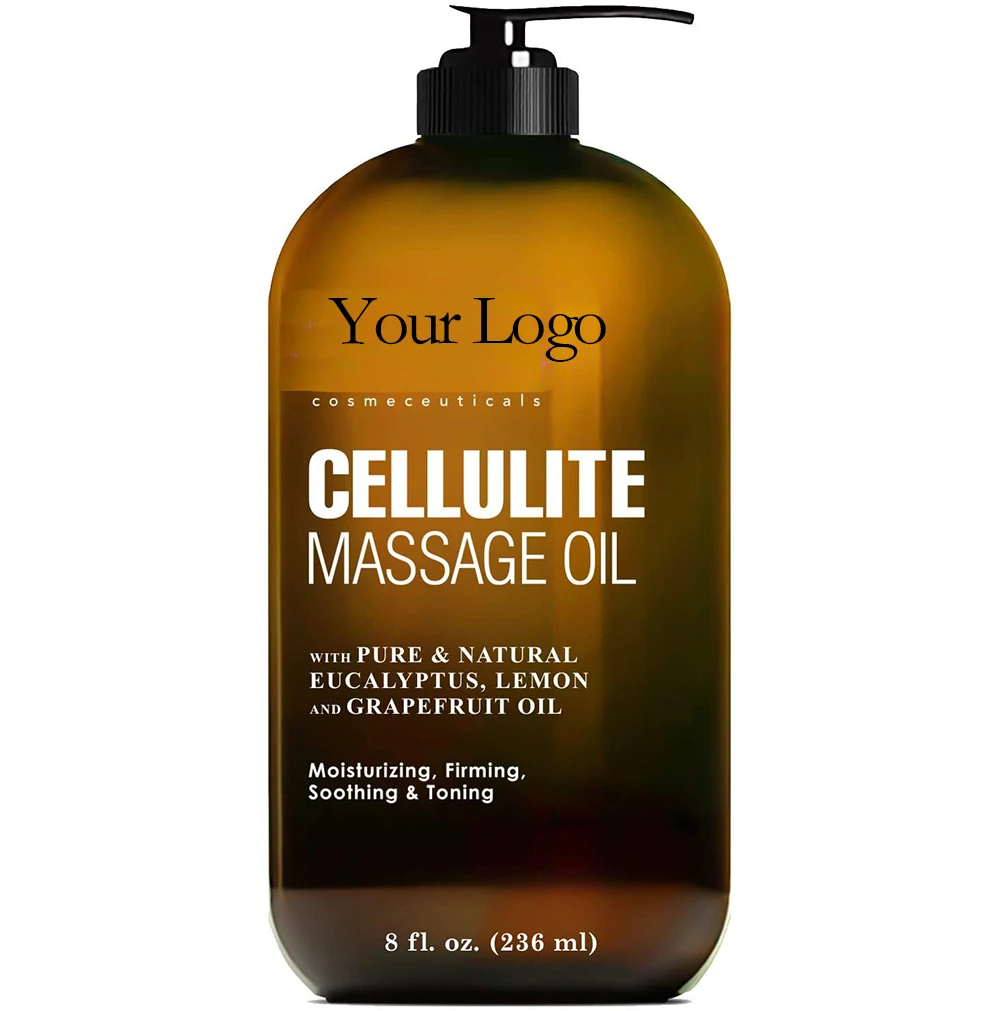 Best Selling Skin Care Slimming 100% Pure Naturals Organic Improve Thighs Butt Firmness Anti Cellulite Massage Oil