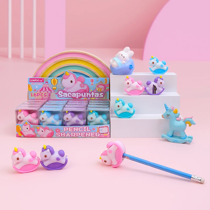 Ручная Милая точилка для карандашей в форме единорога