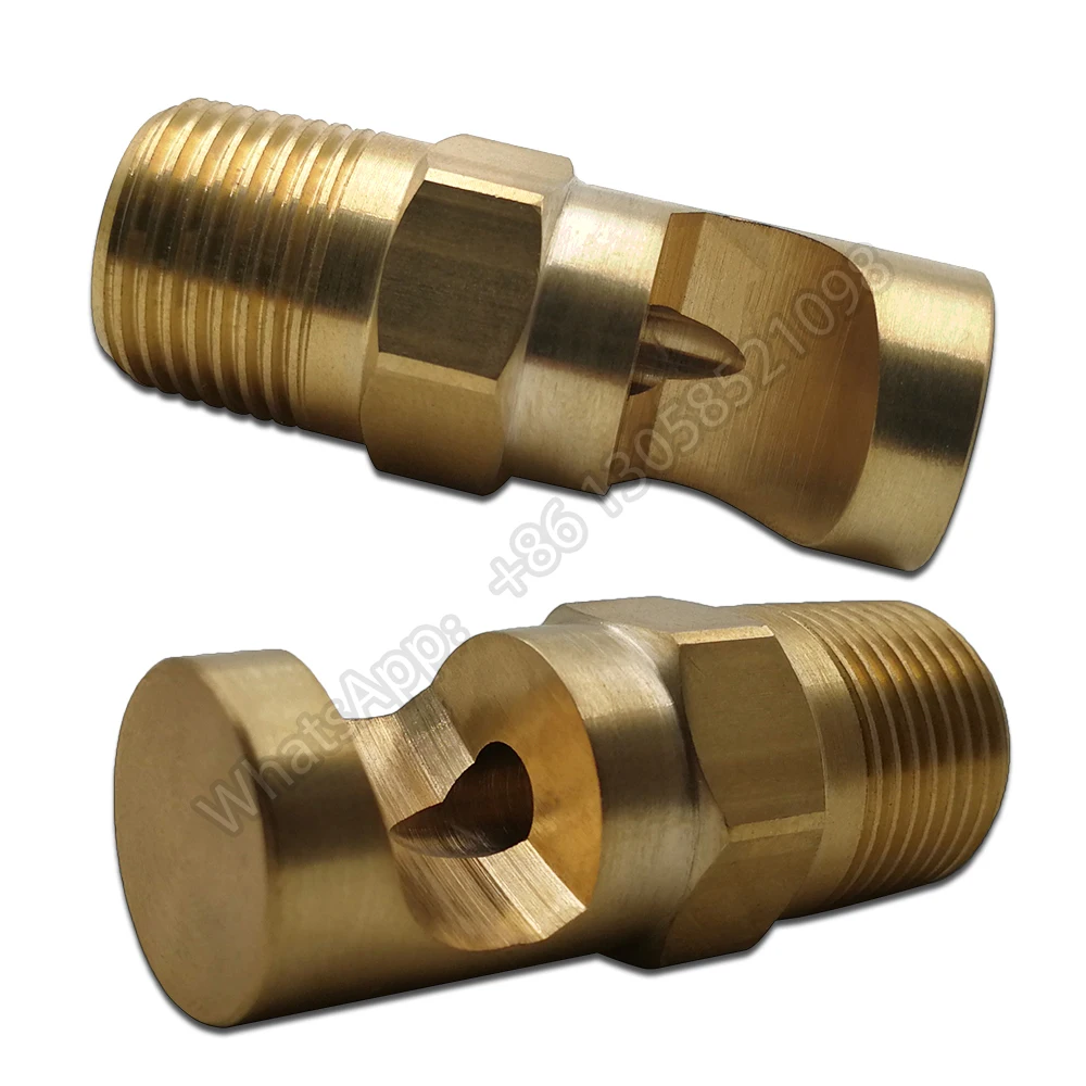 FY brass flat fan wide angle deflection floodjet 1/8 1/4 inch spray nozzle