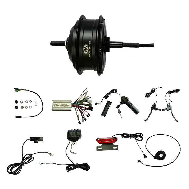 High Quality LED Bike Rear Light Taillight with 1500mm Cable Length  Plastic Electric Bicycle Ebike Scooter Tail  Braking Light