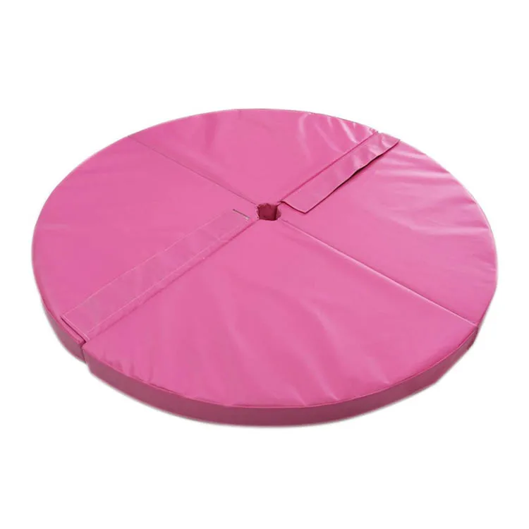 High quality and low price round pole dancing impact foldable pad