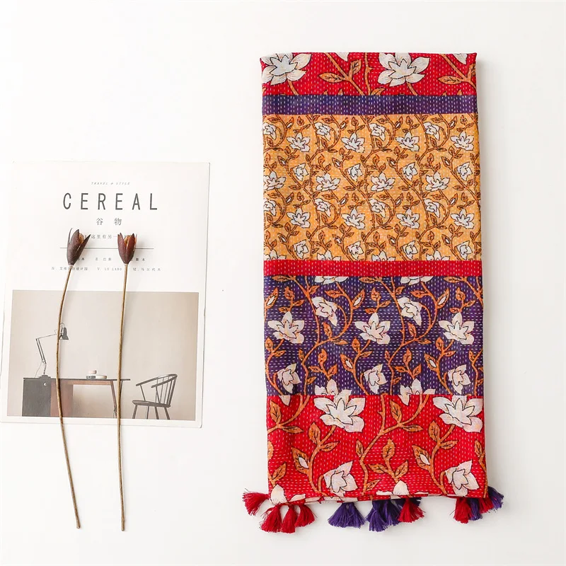 Nomadic Hardy Polyester Women scarf hijab Turban Traum Schal Sunscreen Shawl Unique style various Choctaw