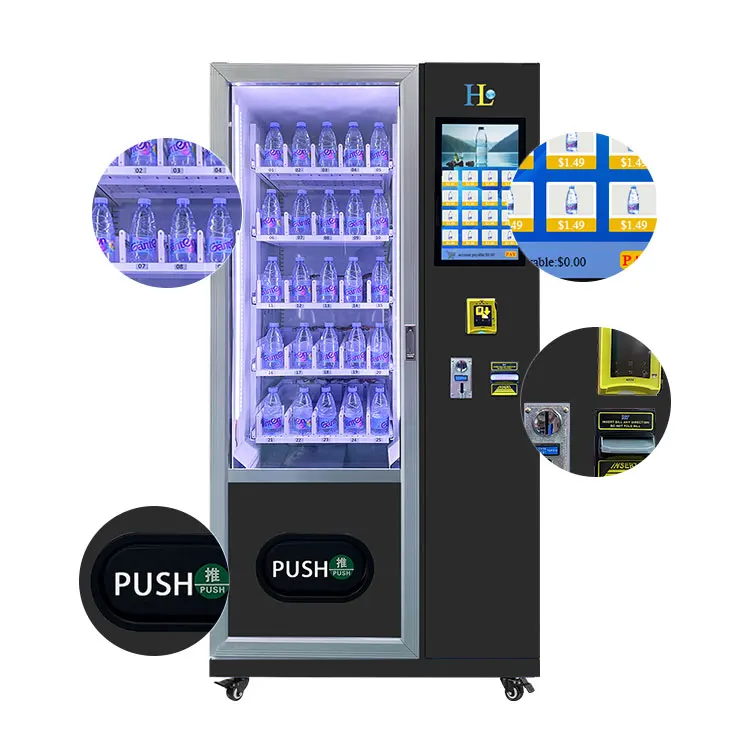 Source Manufacturer beer vending machine Refrigerated Vending Machines Drink Vending Machine with compact-capacity