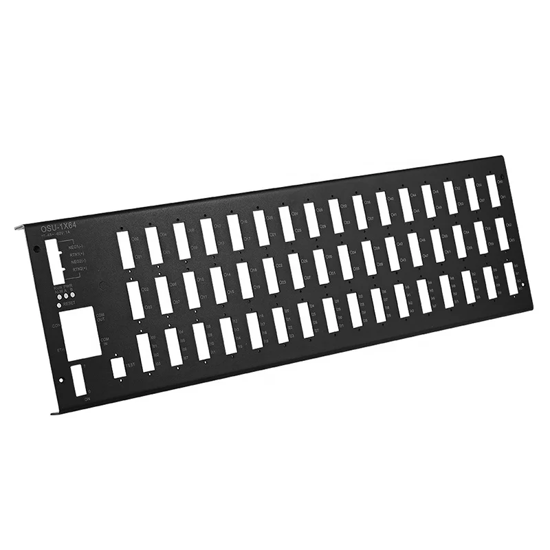 OEM Custom Black Powder Coated Laser Cutting and Bending Steel Sheet Metal Fabrication Parts