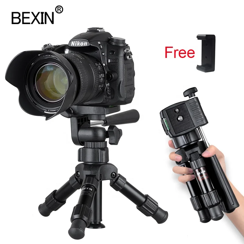 BEXIN aluminum Compact folding table extendable gadget Camera hand held mini desktop tripod for iphone mobile phone dslr camera (60318270650)