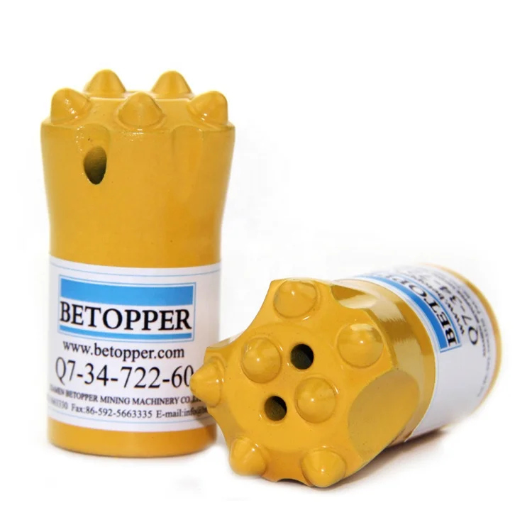 7 degree 34mm tungsten carbide tapered button drill bit