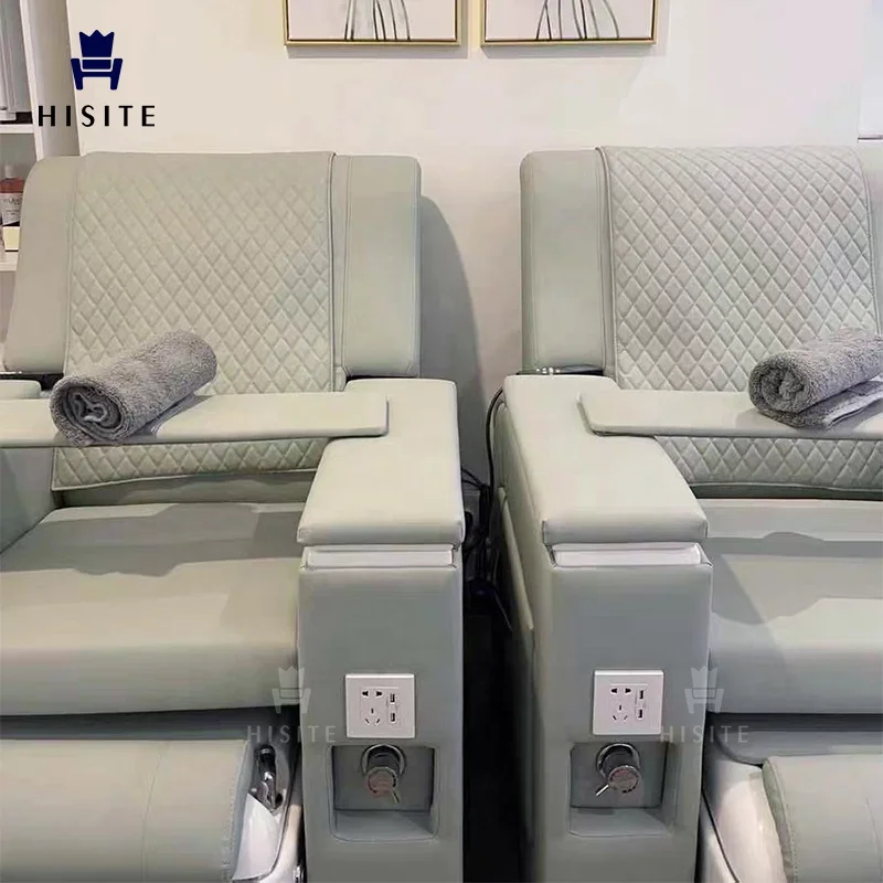 Hisite Nail Salon Spa Manicure Pedicure Chair with Basin