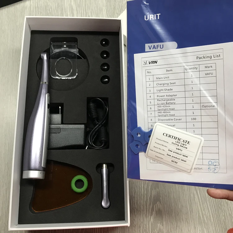 Oral treatment dental cure lamp UV light curing resin LED dental light curing machine for dental doctor use