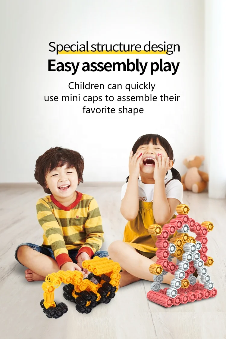 Innovative Design Food Grade Child-proof Pouch Spout MINI Cap Toy Building Bricks Lids For Packaging Pouch