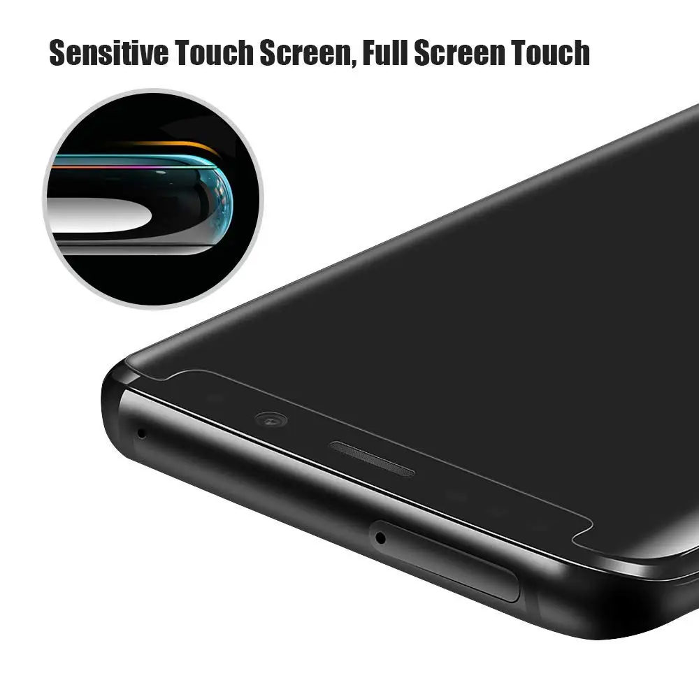 3D Curved Clear Case Friendly Tempered Glass For SAMSUNG S9  Screen Protector For Galaxy s9 S8+ Note 8 side glue