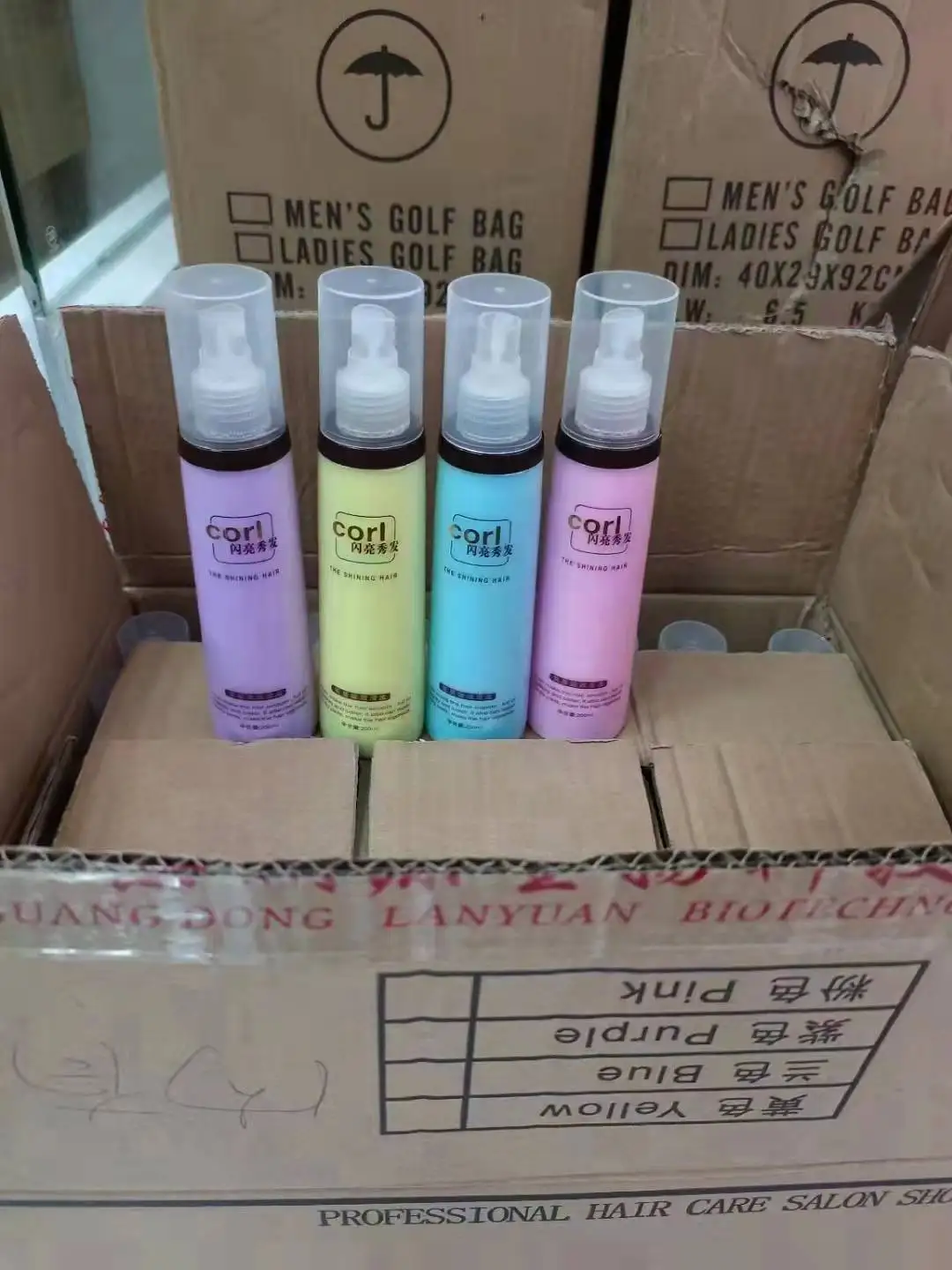 Private Label Corl Sunshine Perfumed 200ml Moisturizing Shine Hair Repair Mist Spray for Hair