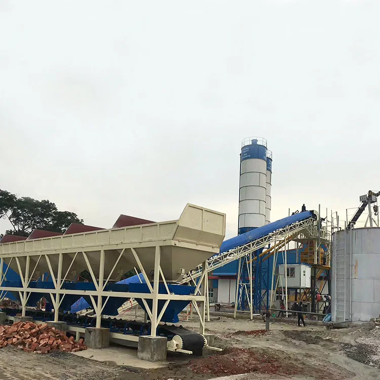  Бетоносмесительная установка HZS60