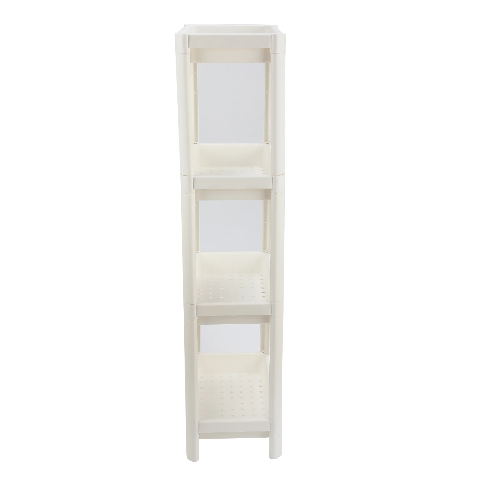 Warehouse Store Home Garage Plastic Shelving UNIT Storage Shelves Rack Plastic Shelf Unit 4 Layer