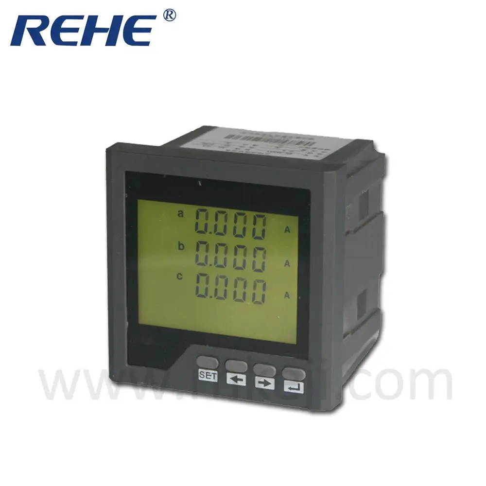 Analog output RH-3AA6Y LCD Three-phase digital analog ac Ammeter