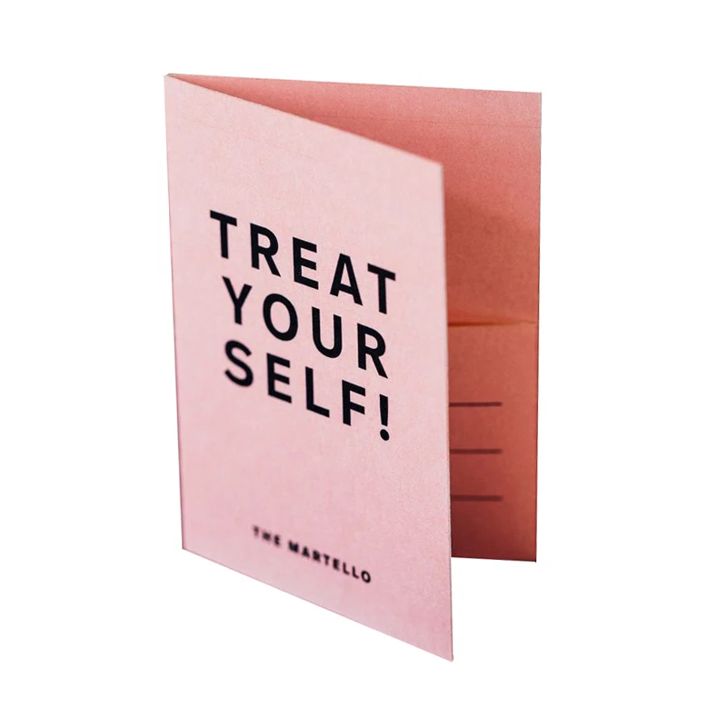 Free Design Custom Branded Matt Art Paper Business Thank You Gift Paper Greeting Cards with Wrapping Envelope