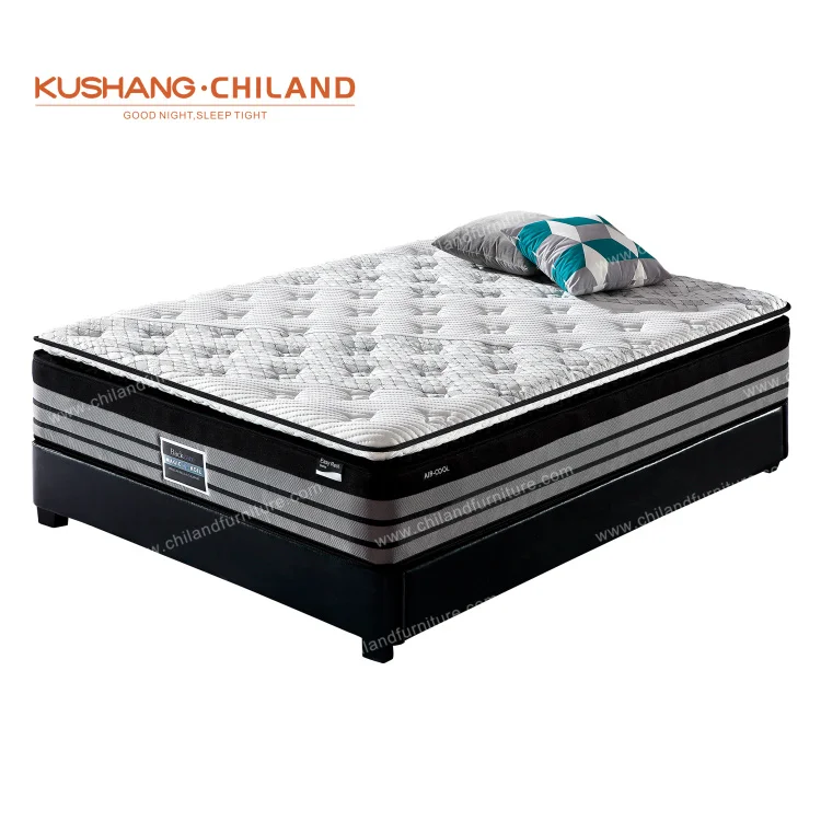 High quality mattress queen size king size compression pocket spring memory foam bed mattress is best for hotels