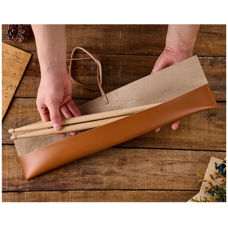 yy  Drumstick Bag  pu Leather Drum Stick Bag  Custom Drumstick Holder Case Drummer Gifts  Drum Stick Bag, Drumstick Holder,