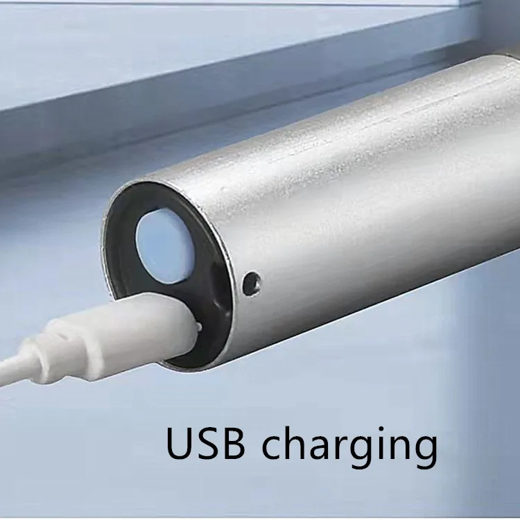 XPE led Lightweight Small Mini Torch Powerful  Stretch Zoom USB Led Torch Flashlight with Battery Rechargeable