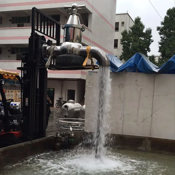 Outdoor Stainless Steel Magic Water Faucet Garden Ornament Fountain