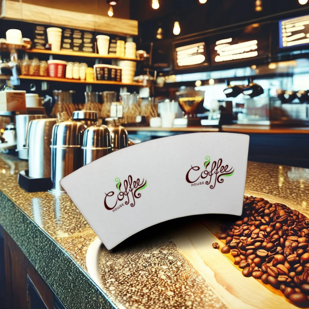 Disposable single coated coffee paper cup fan raw material in roll