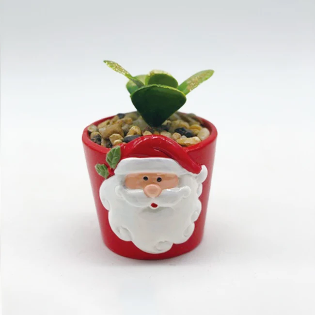 
Christmas Succulent Pot Indoor Planter Decoration Restaurant Custom White Original Floor Vase Modern 