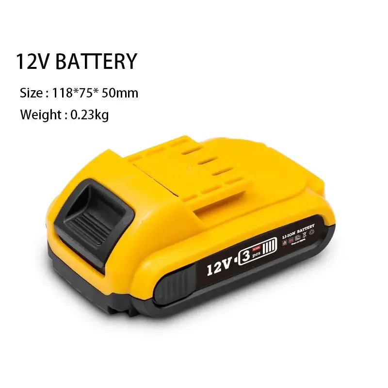Power Tools Set Drill Bit Screwdriver 12v Electric Cordless Wireless Drill High Quality Plastic Box Packing Driver Battery Drill