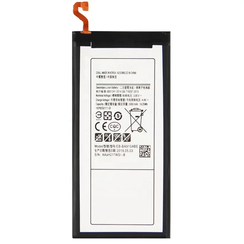 
Batteries battery rechargeable EB-BA910ABE 5000mAh For Samsung Galaxy A9 Pro (2016) A9+ SM-A9000 A9100 A910F Batteries 