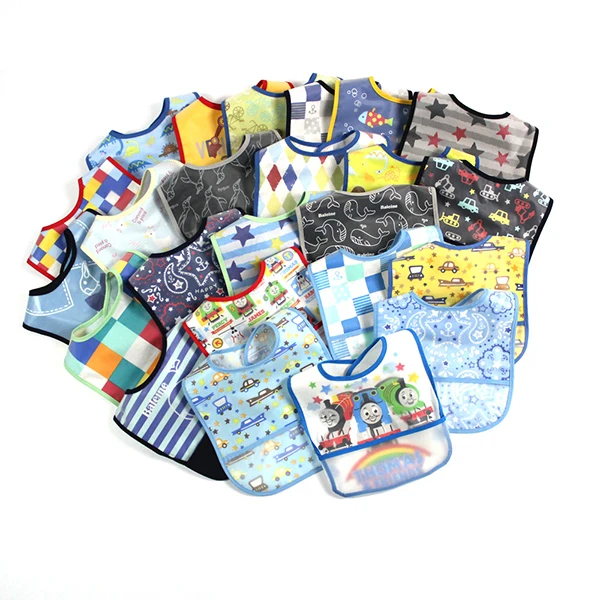 Blank Sublimation Polyester Baby Bibs with Magic Buckle