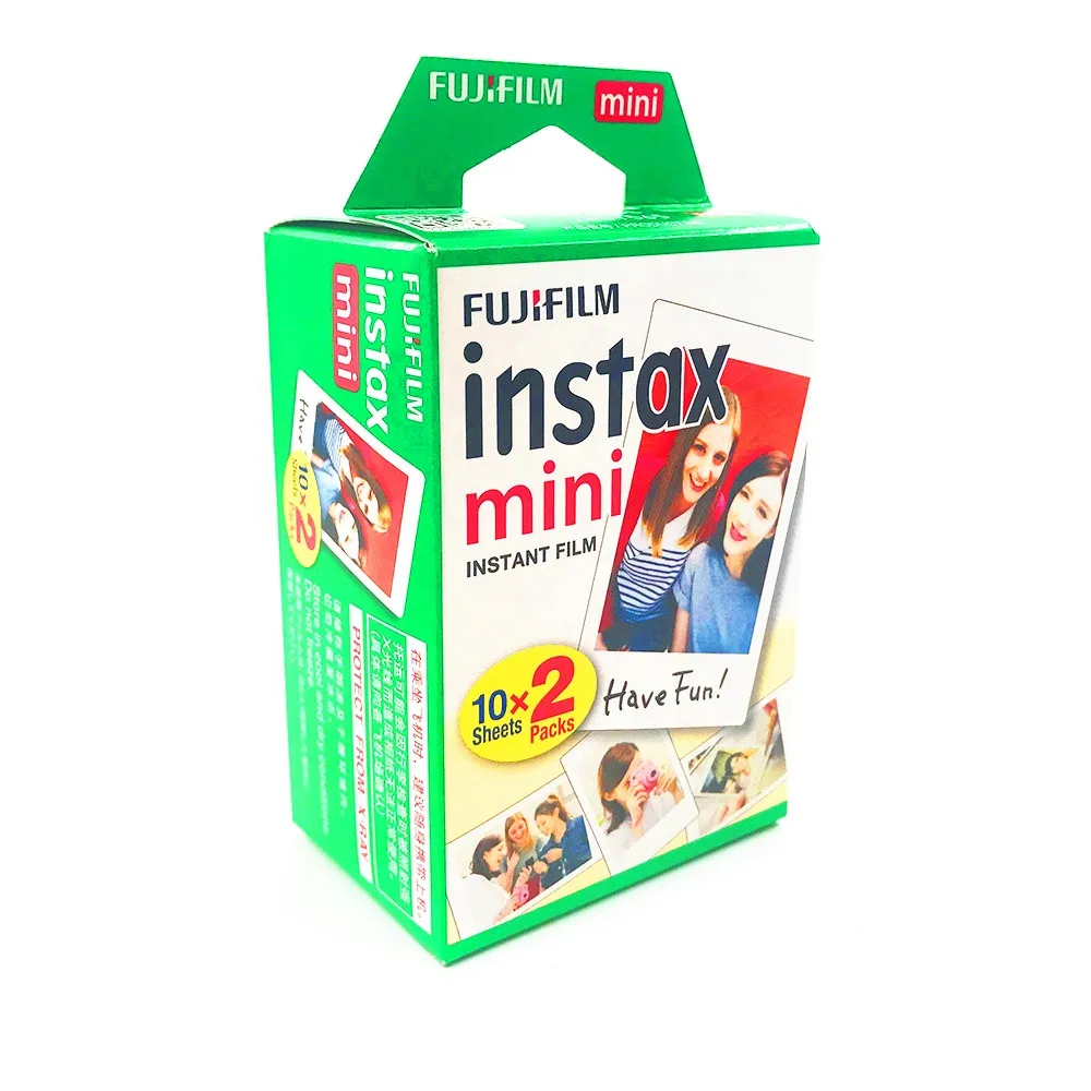 
Оптовая продажа Fujifilm Instax Mini Film Instant twin- pack White для камеры Instax mini 7s/mini 8/mini 25/mini 90 