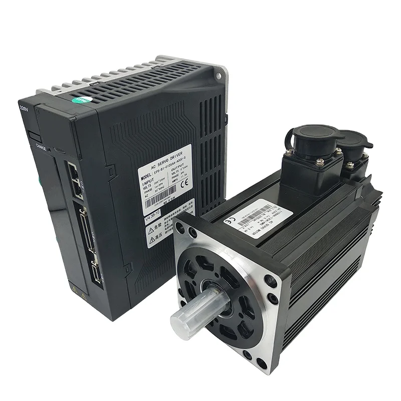 220V 1KW High Torque 10N.m High Speed 1000rpm Ac Servo Motor With Controller Kit