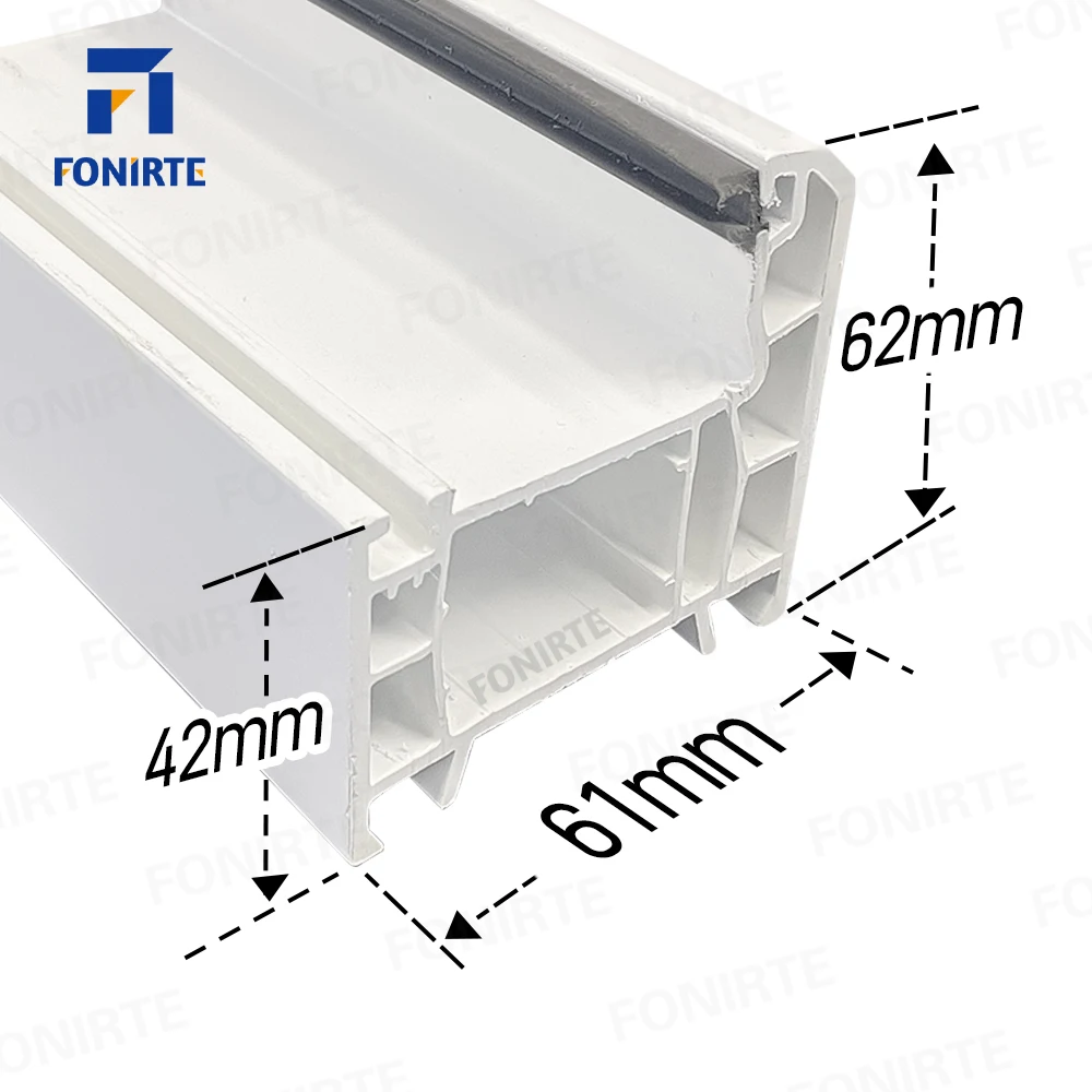 Low Price UV Protection High Precision Upvc Frame Profile Pvc Plastics Profiles For Windows