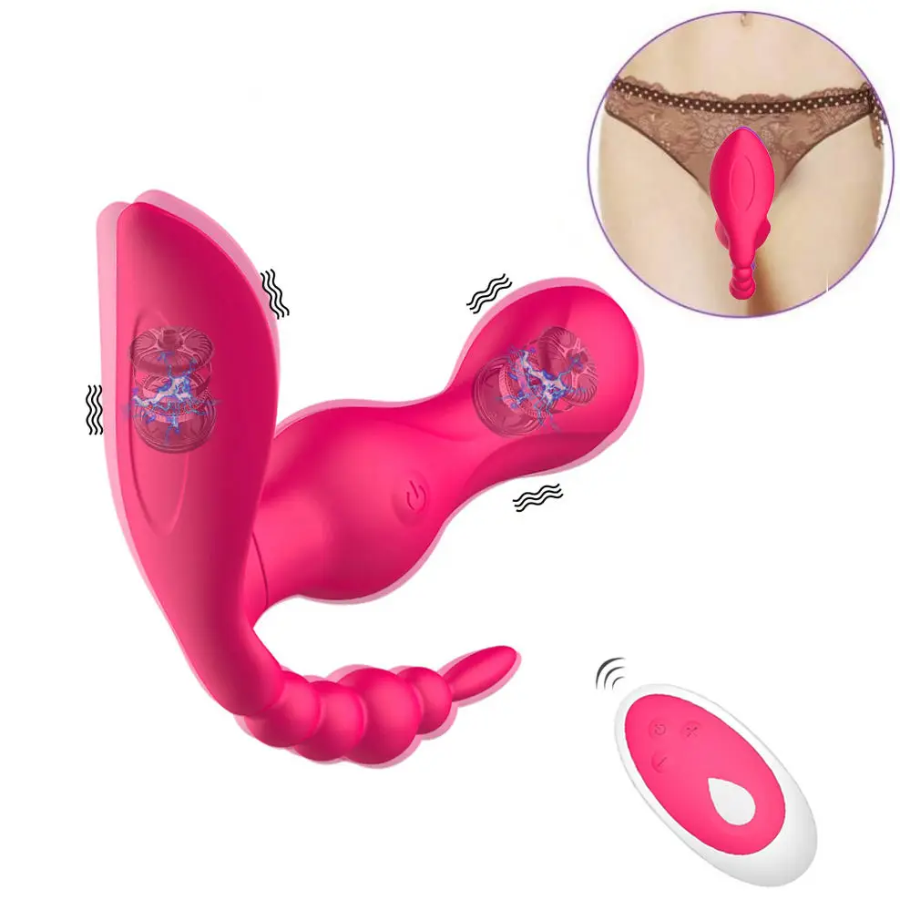3in1 Consoladores Dildo   Vagina Anal Plug Vibration Penis Vibrator Masterbating Toy for Women