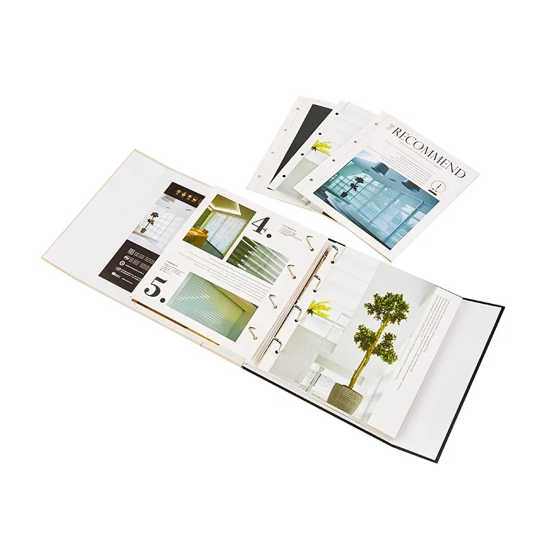 Cotton color card custom fabric sample book Fabric swatch book