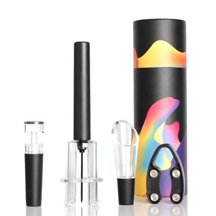 Sunway New Product Ideas 2022 Air Pressure Pump Corkscrew Wine Bottle Fast Pump Wine Opener