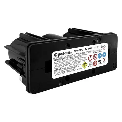 6V 2.5A 0819-0012 EnerSys Оригинальная батарея циклона
