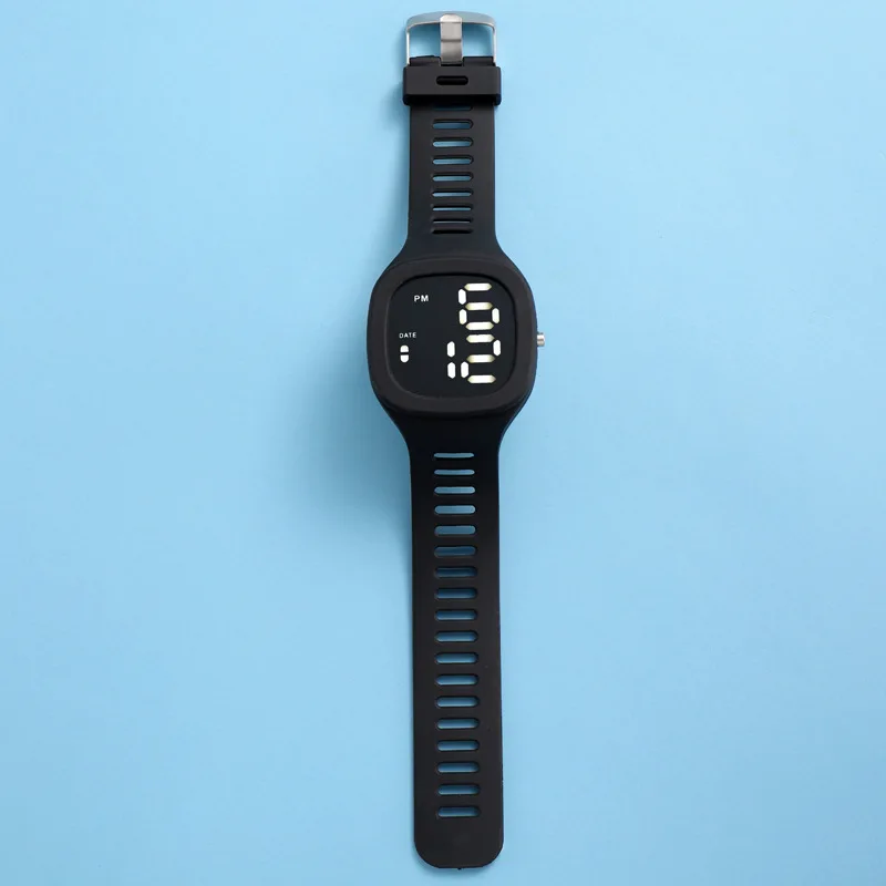 S1944 Square Digital Watch Student Simple LED Large Screen Fashion Electronic