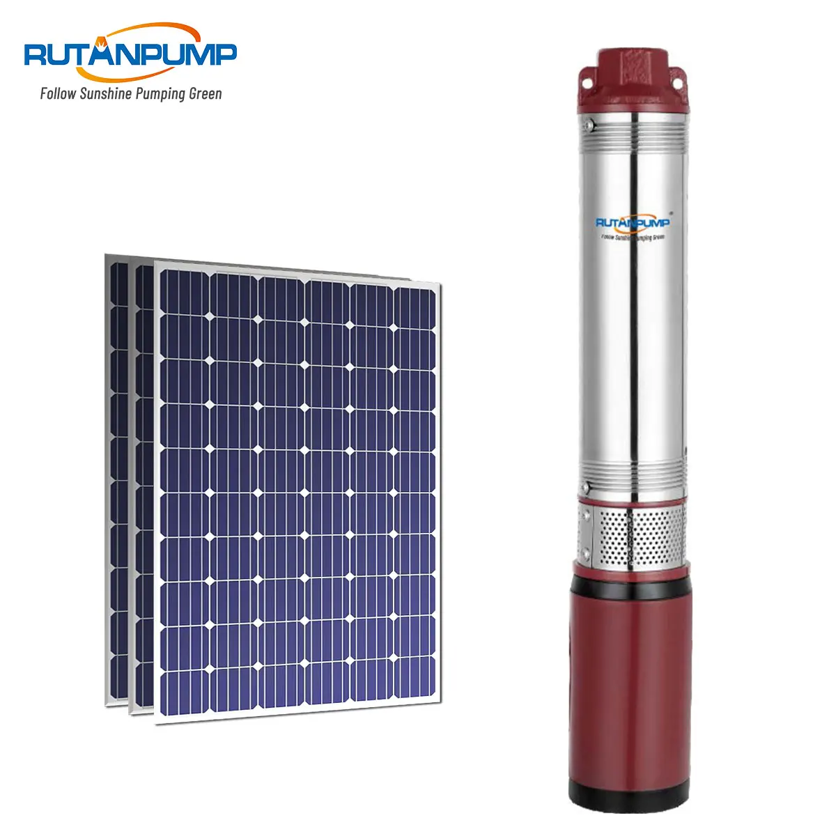 RUTANPUMP new arrive for domestic brushed solar water pump solar powered water pumps water pump solar 4 Inch 36v 300w