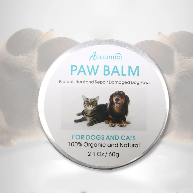 Dog Paw Balm for Dry Paws in Winter and Summer Moisturizes & Soothes Irritated Paws & Elbows, Protects from Cracks & Wounds
