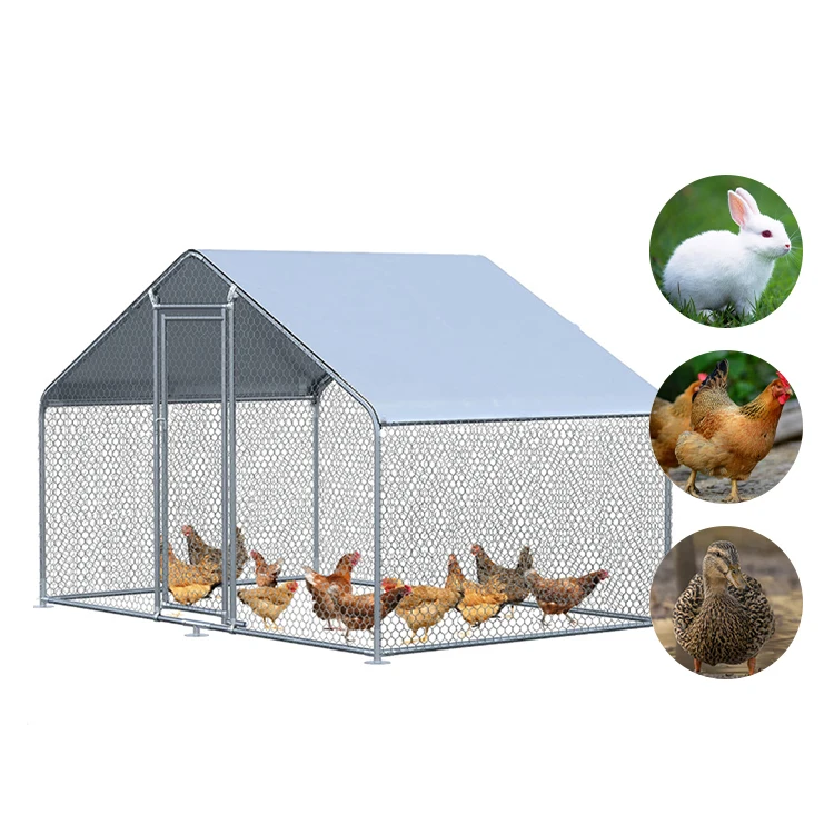 Modern Commercial Rabbit Hutch Welded Wire Chicken Coop Cages Chicken Breeding Cage