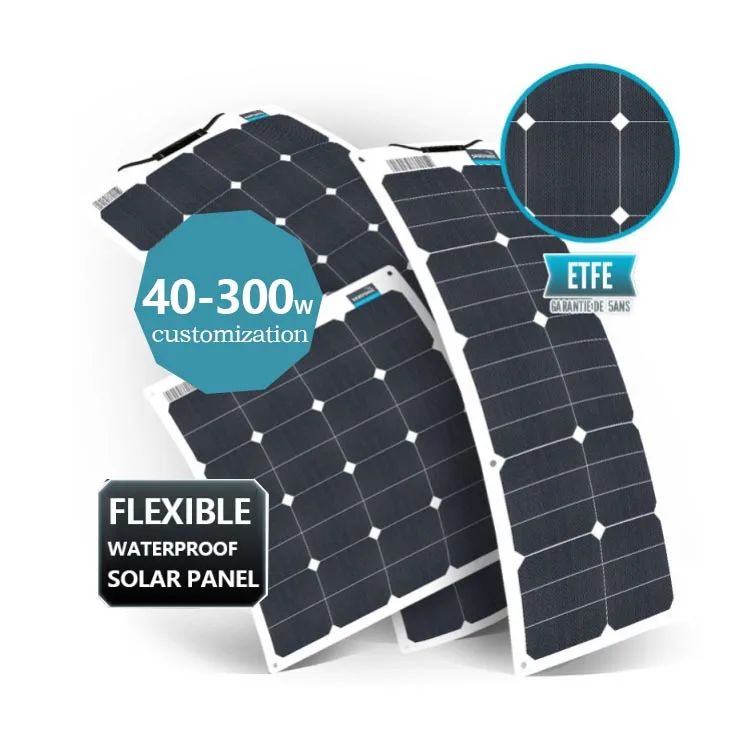 Flexible Solar Panel Price 144 Half Cell Monocrystalline 250W 200W 300W 100W 24V 50W FLEX ETFE solar panel
